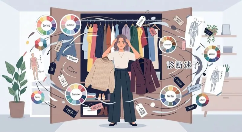 似合う正解を探しすぎて──診断沼から抜け出せない思考のクセのアイキャッチ画像