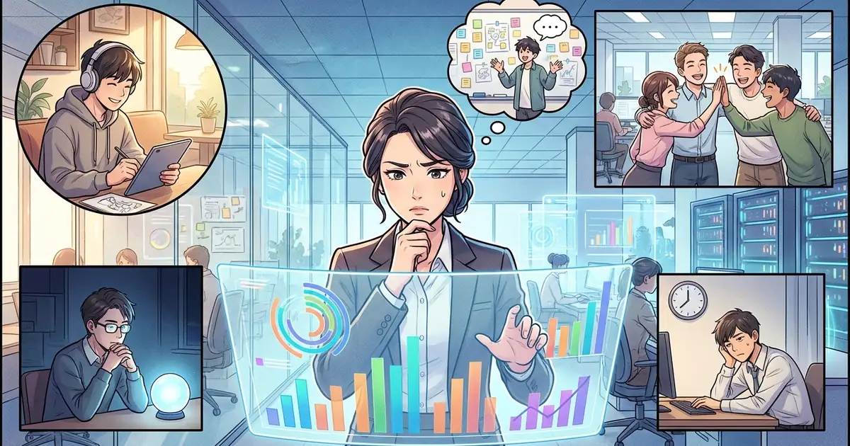 エンゲージメントは性格で変わる──認知機能別の本当のモチベーション源泉のアイキャッチ画像