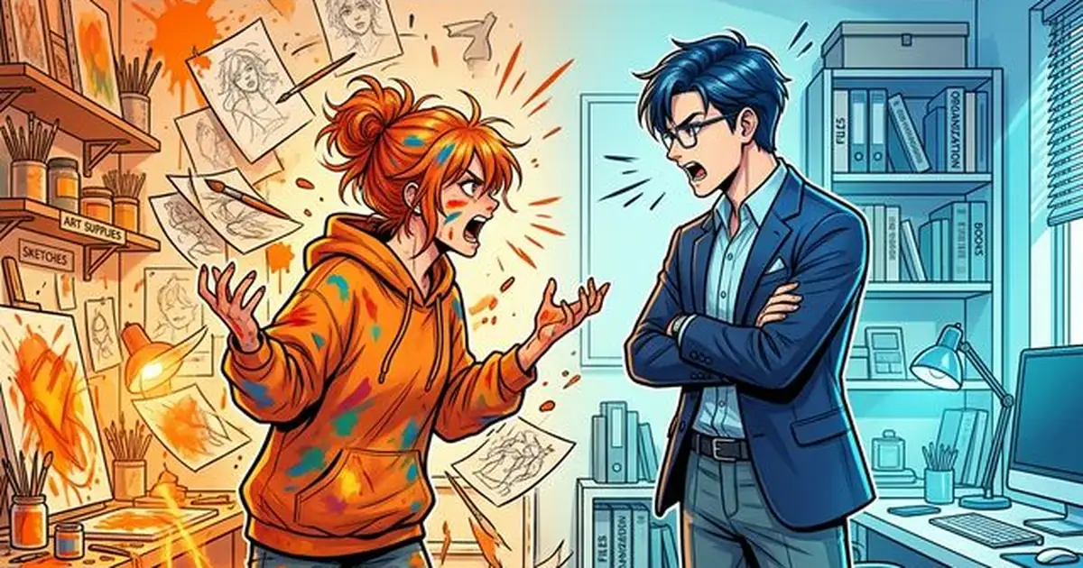 刺激と安定のすれ違い──ENTpとISFjの衝突関係が生む恋愛疲弊の構造