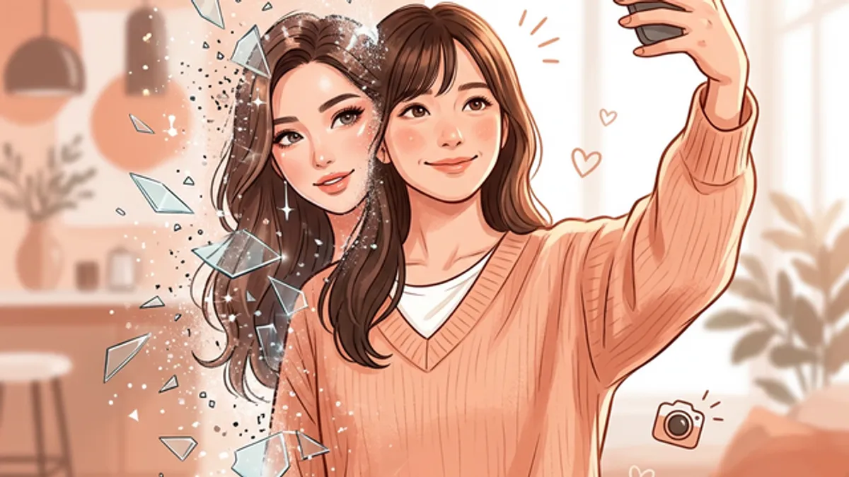 フィルターを外した自分──盛らない勇気が教えてくれたことのアイキャッチ画像